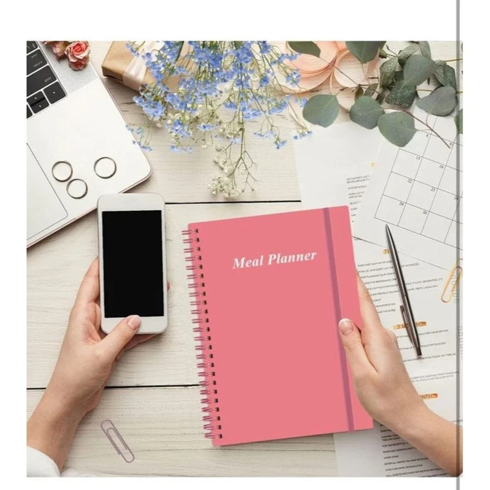 Meal Planner Weekly Meal Prep Nutrition Journal with Grocery List Weight Loss